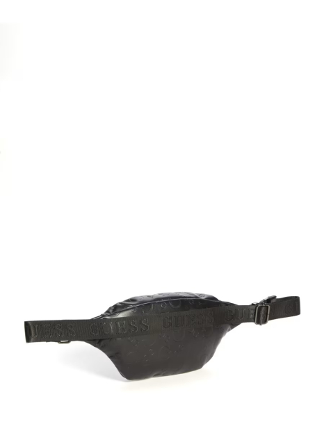 Поясна сумка Guess з принтом 1159840895 (Чорний One Size)