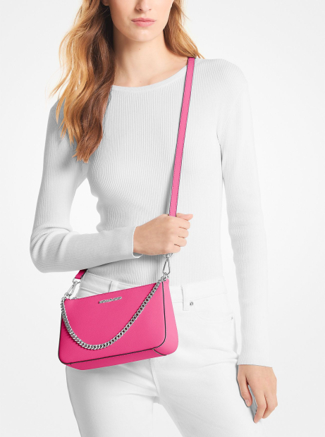 Жіноча сумка кроссбоді Michael Kors на блискавці 1159840961 (Рожевий One size)