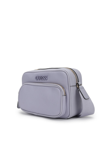 Женская сумочка кроссбоди Guess с логотипом 1159841457 (Сиреневый One size)