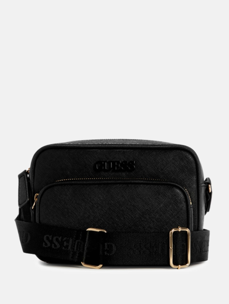 Женская сумочка кроссбоди Guess с логотипом 1159841491 (Черный One size)