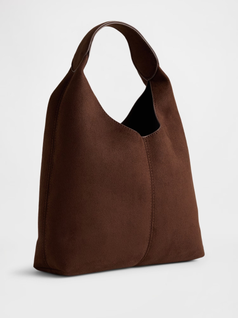 Сумка на плечо Gap искусственная замша 1159842374 (Коричневый One Size)