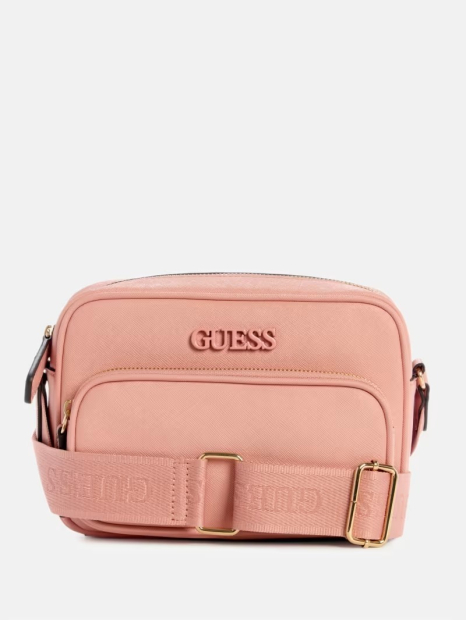 Жіноча сумочка кроссбоді Guess з логотипом 1159842469 (Рожевий One size)