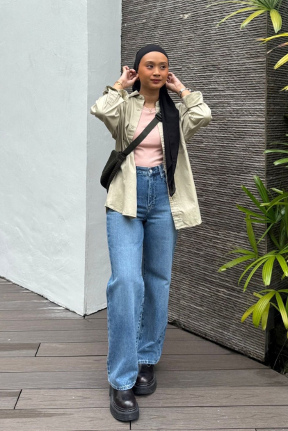 Сумка в сеточку от UNIQLO через плечо 1159842999 (Зеленый One size)