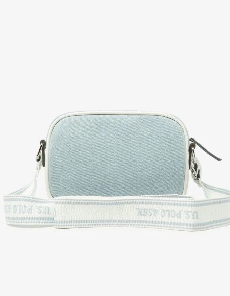 Женская сумка кроссбоди U.S. Polo Assn с логотипом 1159843740 (Голубой One size)
