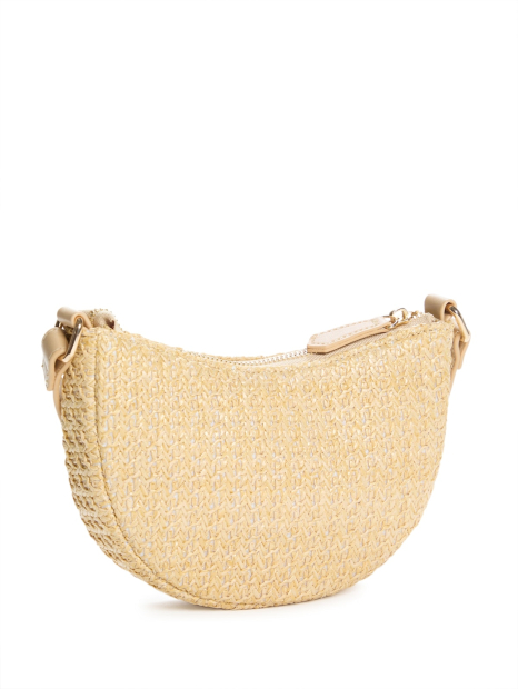 Сумка на плечо Crescent Flap Shoulder Bag Guess соломенная 1159844497 Бежевый