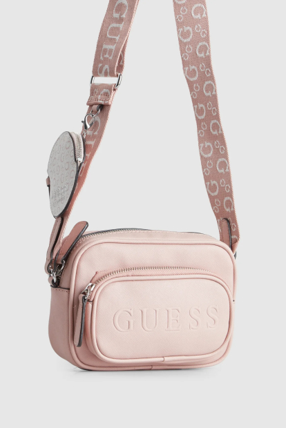 Женский набор Lya Mini Guess сумочка кроссбоди и кошелек для монет 1159844502 Розовый