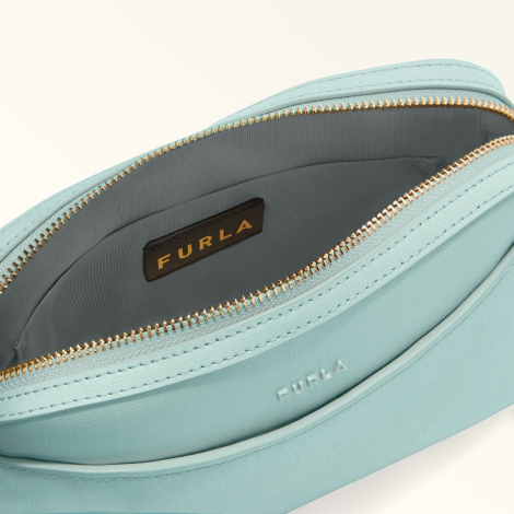 Женская кожаная сумка кроссбоди Furla 1159844515 Бирюзовый