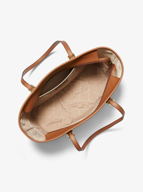 Жіноча сумка тоут Jet Set Travel Michael Kors з принтом 1159844519 Коричневий