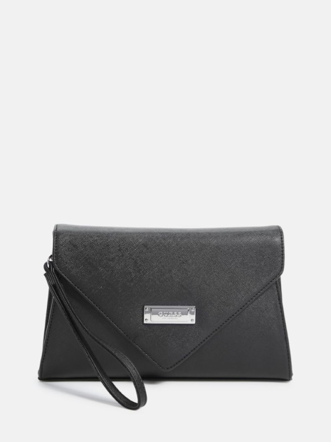 Стильный женский набор Guess сумка кроссбоди и кошелёк 1159845101 Черный