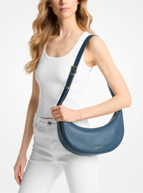 Женский набор сумка кроссбоди AVRA с кошельком Michael Kors в подарочной коробке 1159845126 Синий