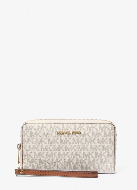 Женский комплект Michael Kors сумка кроссбоди и кошелек 1159845135 Молочный