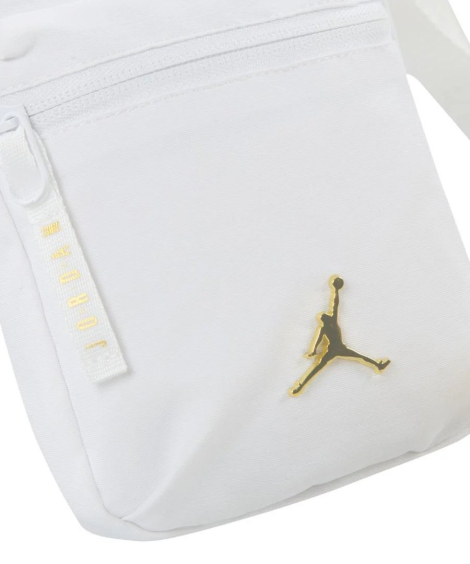 Текстильная сумка через плечо Nike Jordan Airborn с логотипом 1159845145 Белый