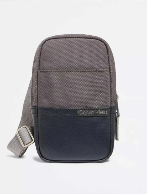 Набір Utility Utility Calvin Klein сумка через плече та гаманець 1159845552 Сірий
