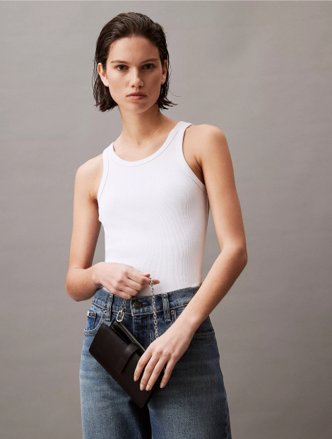 Женский набор Calvin Klein большая сумка тоут и кошелек-клатч 1159845581 Черный