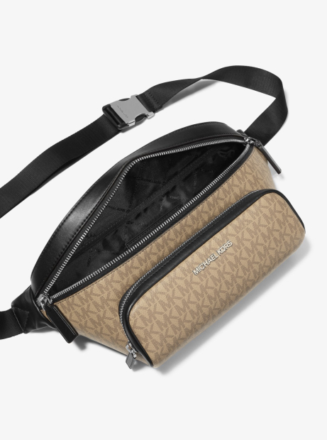 Чоловічий набір Cooper Michael Kors поясна сумка та чохол для навушників 1159845763 Коричневий