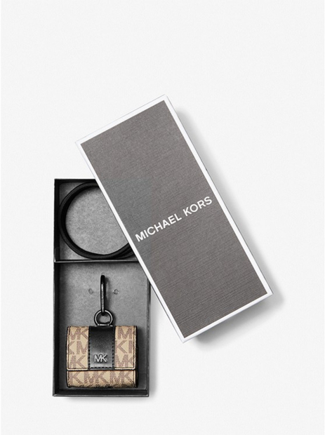 Чоловічий набір Cooper Michael Kors поясна сумка та чохол для навушників 1159845763 Коричневий