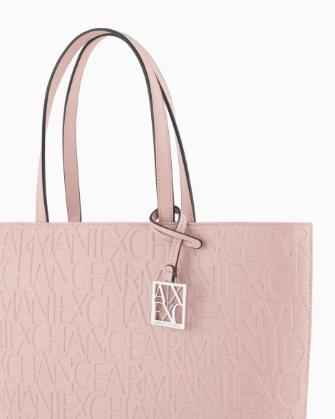 Женский набор Armani Exchange сумка и кошелек 1159845926 Розовый