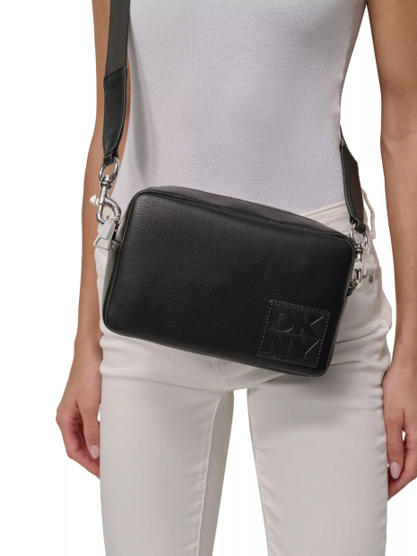 Жіноча сумка через плече DKNY з логотипом 1159846417 Чорний