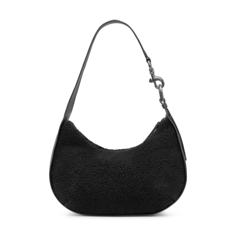 Жіноча сумка на плече Thyme Hobo DKNY з екомехом 1159846619 Чорний