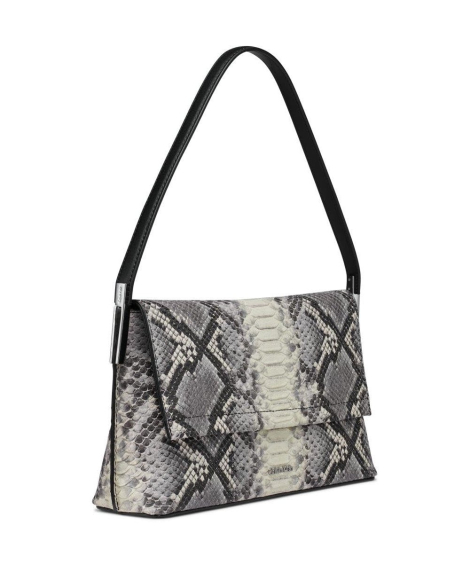 Женская сумка на плечо Calvin Klein с принтом 1159846697 Серый