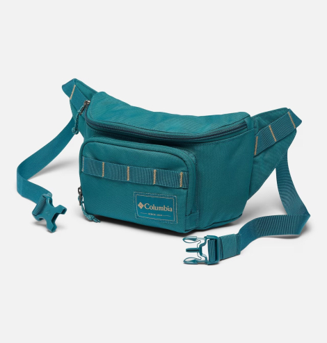 Стильная поясная сумка Columbia на молнии 1159846806 Бирюзовый
