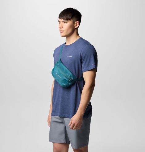 Стильна поясна сумка Columbia на блискавці 1159846810 Бірюзовий