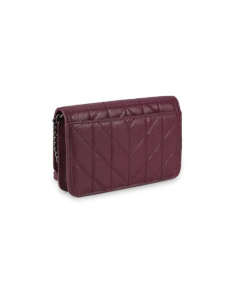 Женская кожаная сумка через плечо Lafayette Karl Lagerfeld Paris 1159847094 Бордовый