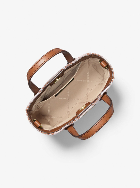 Женская сумка через плечо с кошельком Vincent Michael Kors в подарочной коробке 1159847357 Бежевый/Коричневый