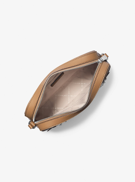 Женская сумка кроссбоди JET SET ITEM Michael Kors в подарочной коробке 1159847358 Коричневый/Молочный