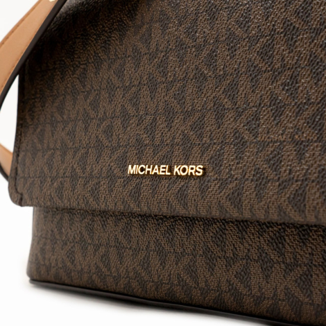 Женская сумка кроссбоди Nessa Michael Kors в подарочной коробке 1159847417 Коричневый