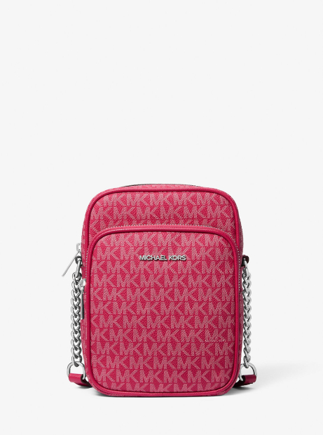 Женская сумка кроссбоди Jet Set Travel Michael Kors на молнии 1159847418 Розовый