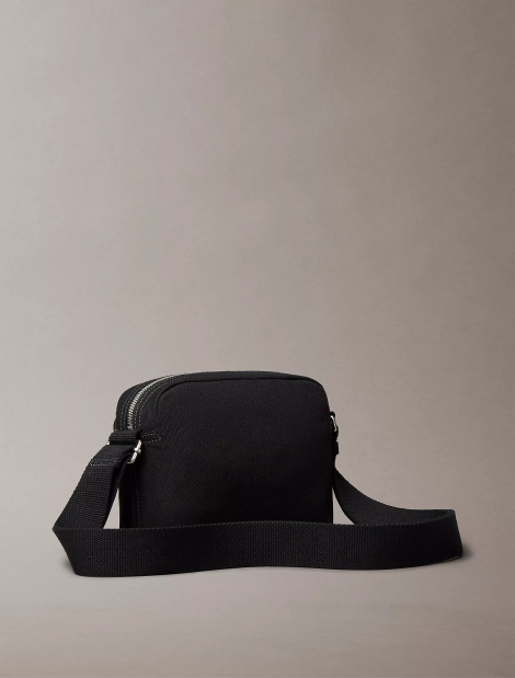 Текстильная сумка через плечо Calvin Klein с логотипом 1159847536 Черный