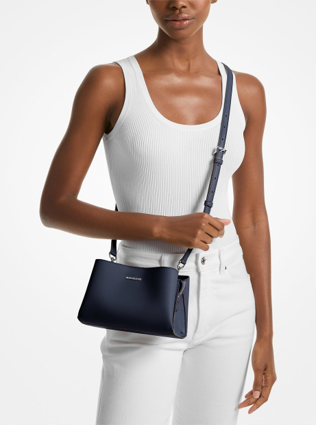 Кожаная сумка через плечо Ruthie Michael Kors 1159848652 Синий