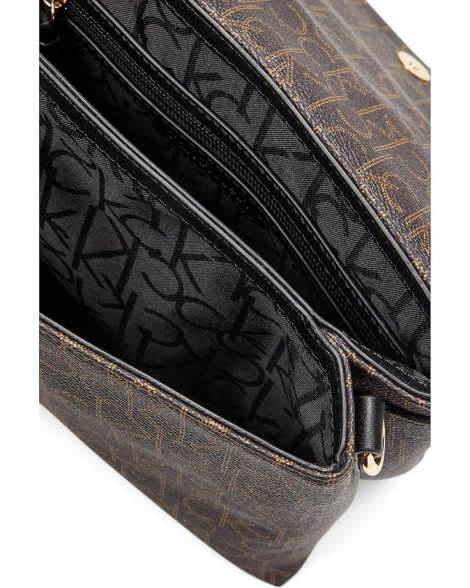 Женская сумка через плечо Chrome Calvin Klein с кошельком 1159849171 Коричневый