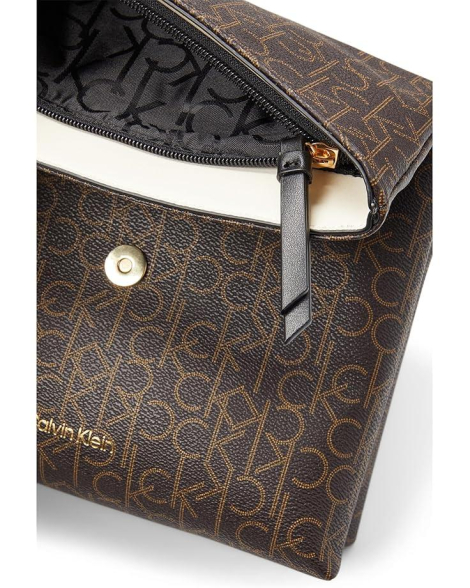 Женская сумка через плечо Chrome Calvin Klein с кошельком 1159849171 Коричневый