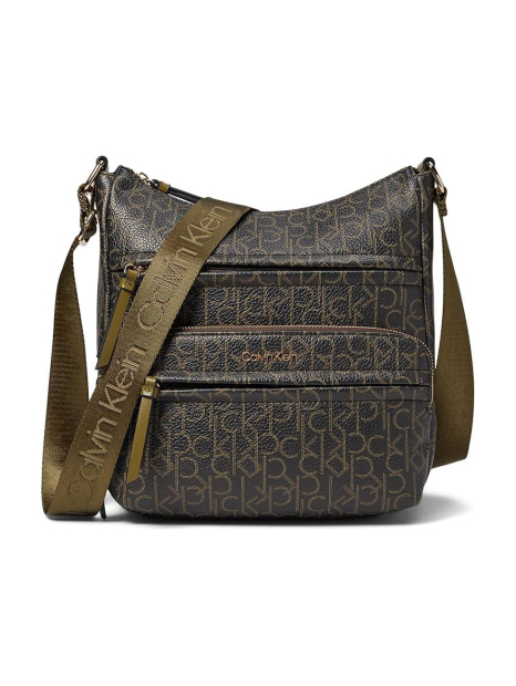 Женская сумка Kiara Calvin Klein большая кроссбоди 1159849265 Оливковый