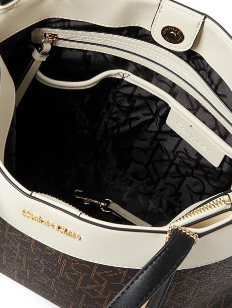 Сумка Gillian Calvin Klein 1159849267 Белый/Коричневый