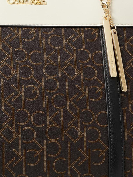 Сумка Gillian Calvin Klein 1159849267 Белый/Коричневый