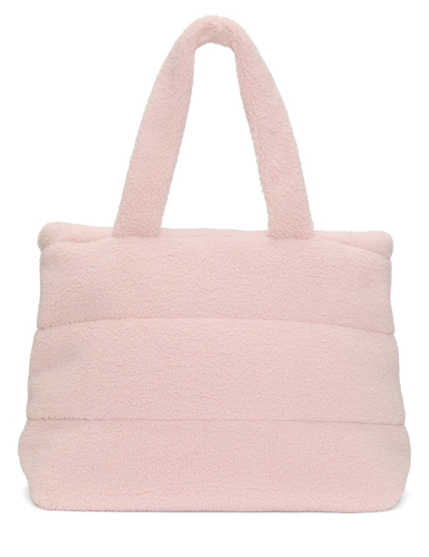 Плюшева жіноча сумка-шоппер Victoria's Secret Pink на блискавці 1159849953 Рожевий