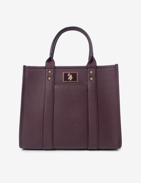 Женская сумка тоут U.S. Polo Assn с длинным ремешком 1159850013 Бордовый