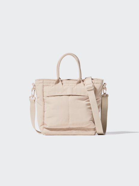 Сумка UNIQLO через плече 1159850361 Бежевий