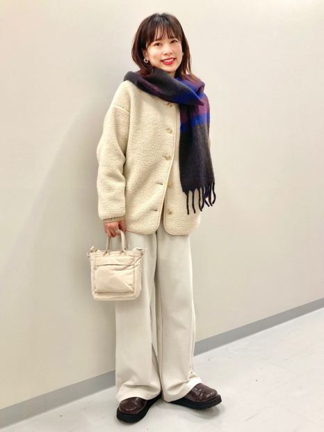 Сумка UNIQLO через плече 1159850361 Бежевий