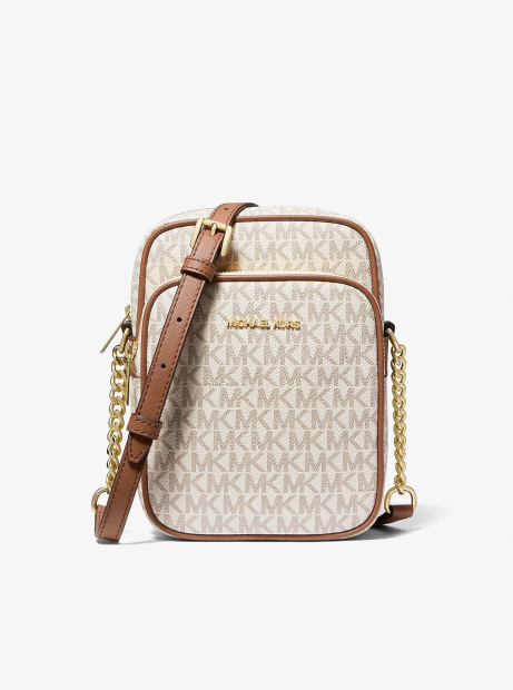 Жіноча сумка кроссбоді Jet Set Travel Michael Kors у подарунковій коробці 1159851253 Молочний