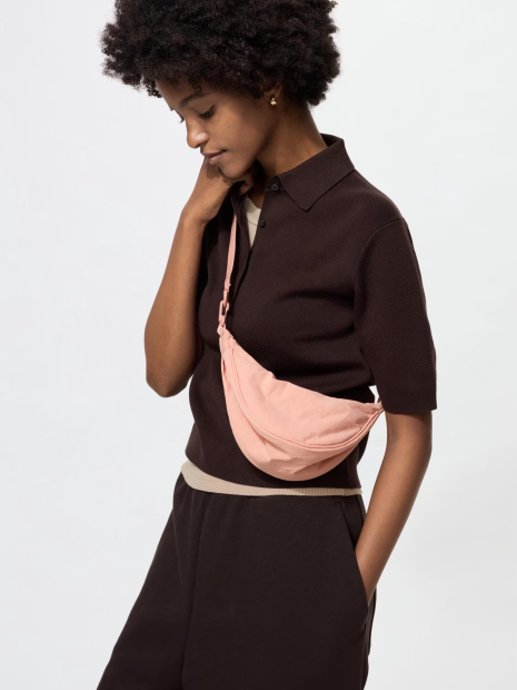 Маленькая сумка UNIQLO через плечо 1159851745 Розовый