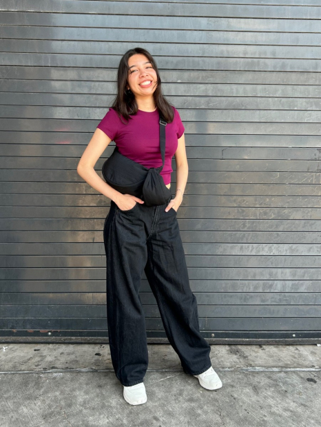 Маленькая сумка UNIQLO через плечо 1159851747 Черный