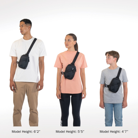 Сумка-слинг Adidas с логотипом 1159851867 Черный