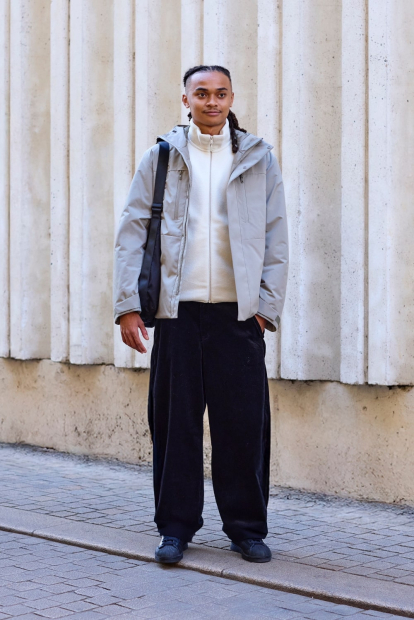 Сумка через плечо Messenger Shoulder UNIQLO на молнии 1159852094 Черный