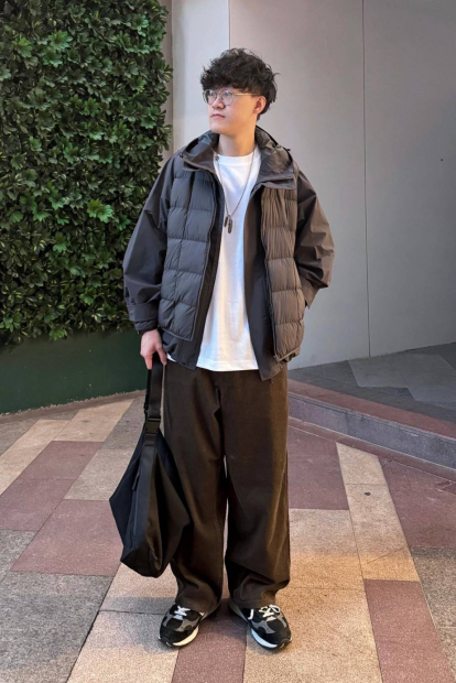 Сумка через плечо Messenger Shoulder UNIQLO на молнии 1159852094 Черный