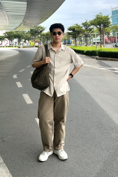 Объемная сумка через плечо Puffy Shoulder UNIQLO на утяжке 1159852165 Зеленый