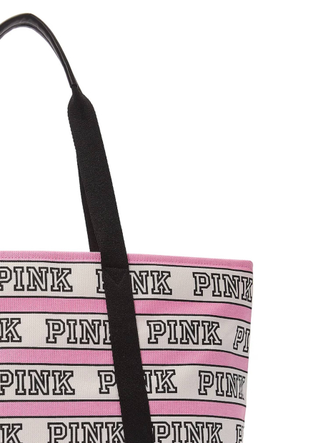 Женская сумка-шоппер Victoria's Secret Pink на молнии 1159853199 Розовый